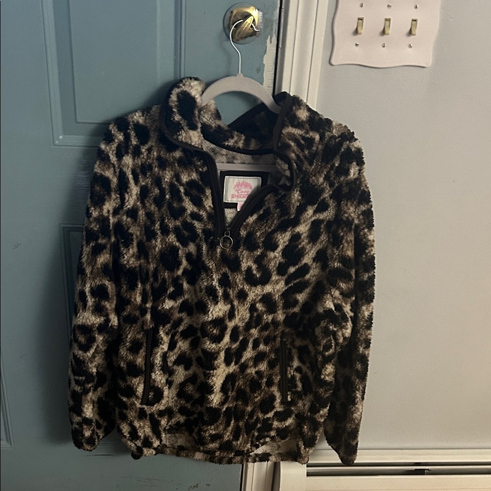 Simply Southern Animal Print Fleece Hoodie